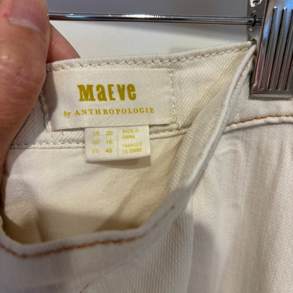 Maeve Light Denim Skirt (16) - Picture 4 of 6